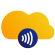 Pictograma plăți bazate pe cloud Visa Ready