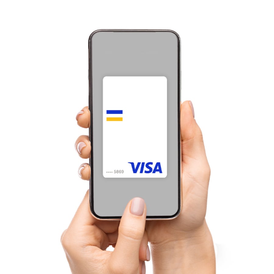visa card payment on mobile
