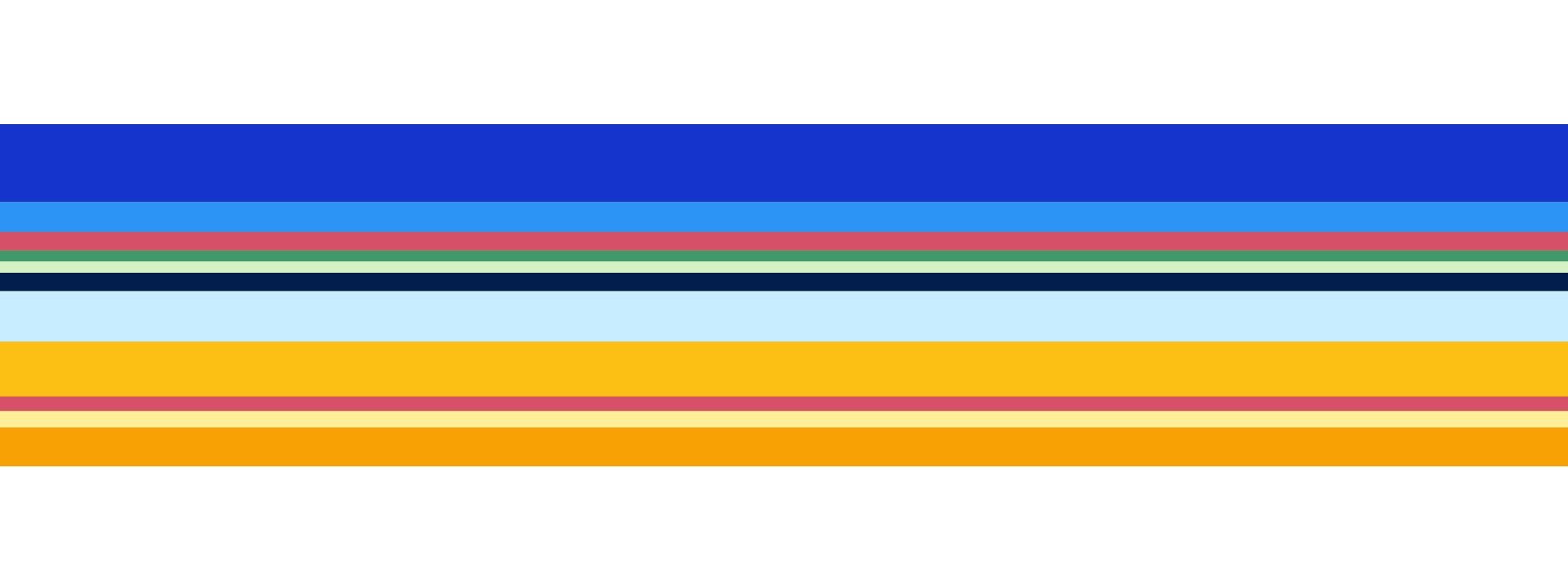 visa olympic striped banner