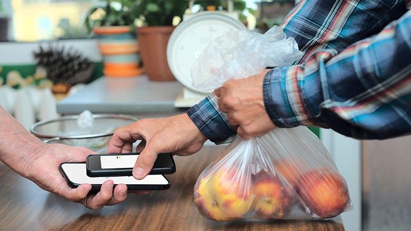 mobile payment for apples