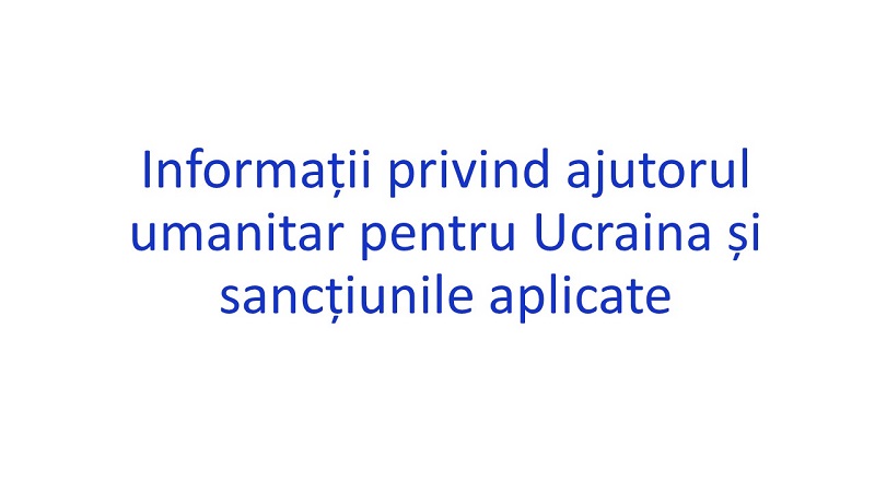 Message in Romanian on Visa aid for Ukraine 