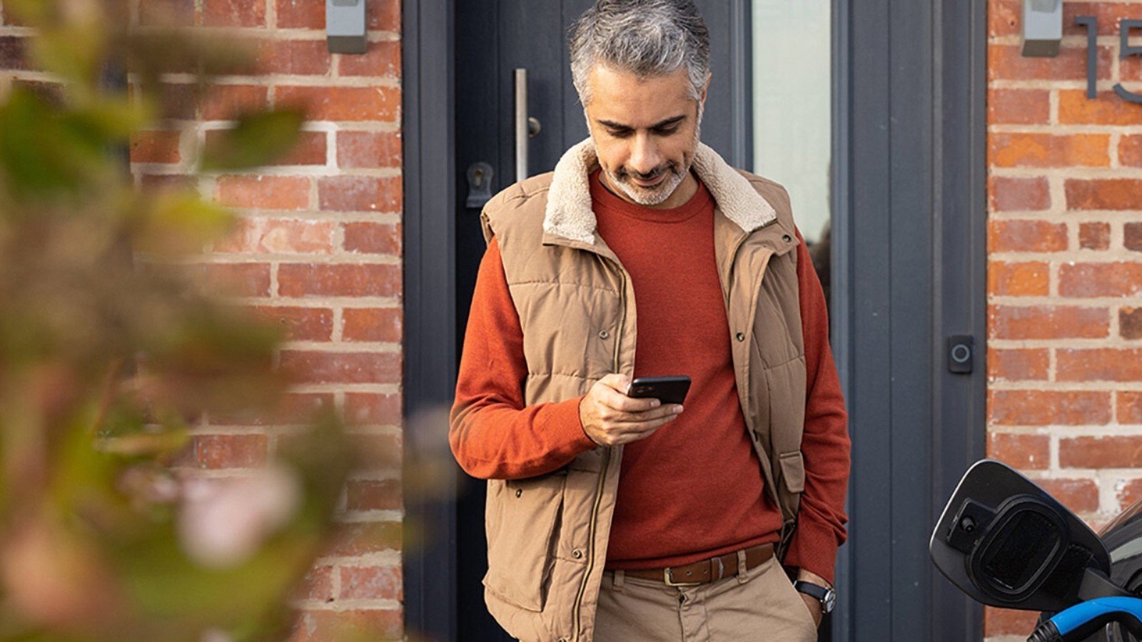 man holding phone