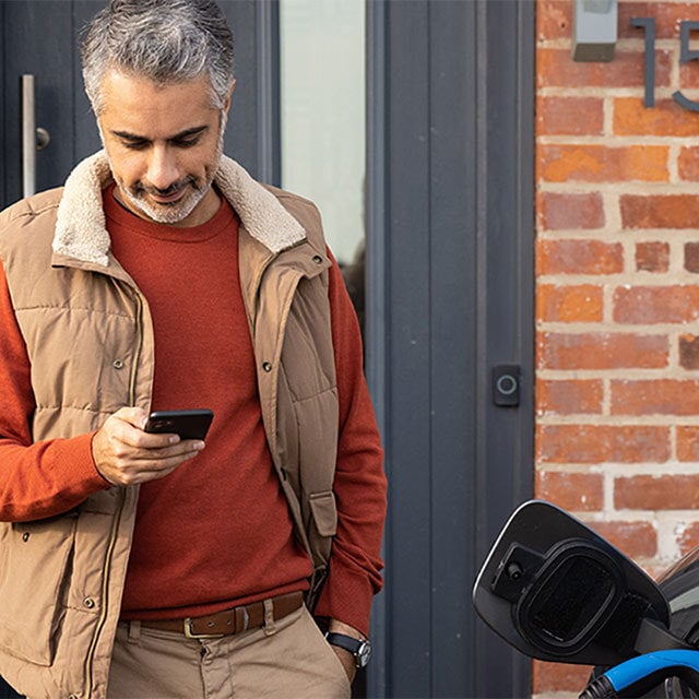 man holding phone